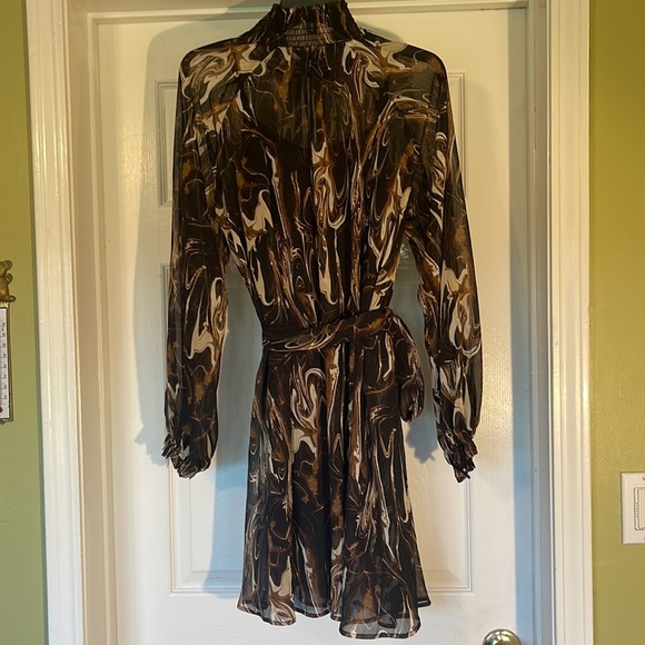 NWT Banana Republic Long Sleeve Dress Size S - Picture 2 of 9